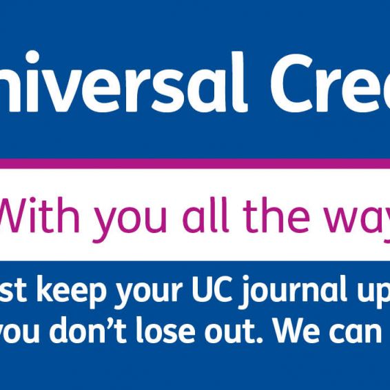 Universal Credit - with you all the way letterbox WLHP