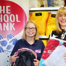 Collette Moran and Lynsey Fotheringham at The School Bank West Lothian